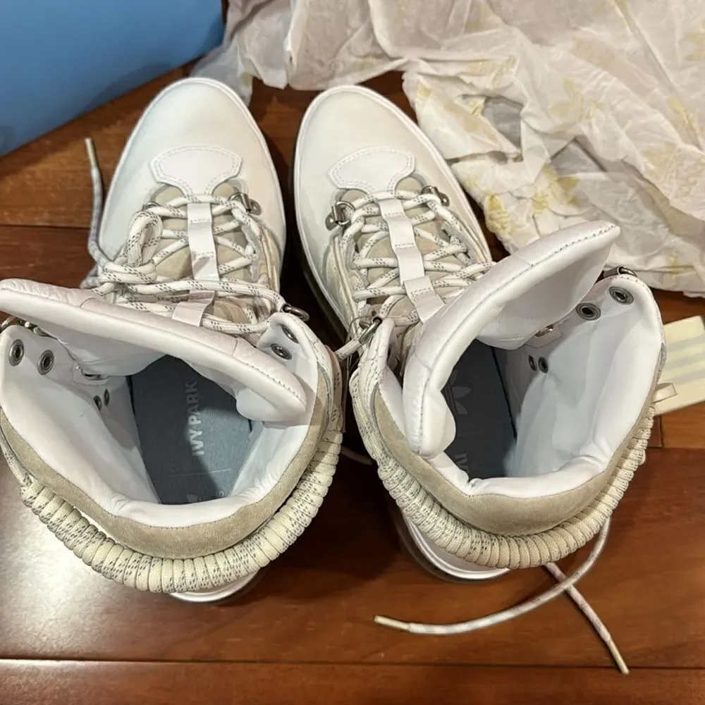 NWT Adidas x IVY Park High Top Platform Sneaker Icy Park Beyonce White 9.5‎